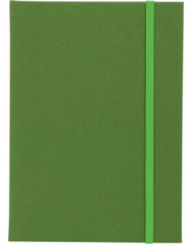 Notebook A5 lined Linum light green