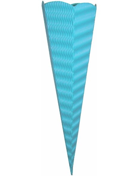 Goldbuch cono escolar onda 3D azul claro 41 cm