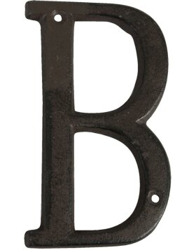 Letras de hierro fundido 13 cm A-Z y &