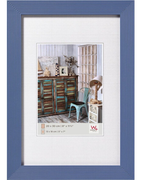 Wooden frame Grado 40x50 cm blue