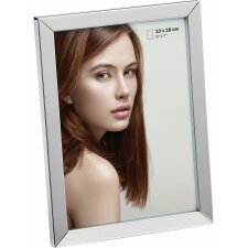 Portrait frame Nora, 15x20 cm, silver