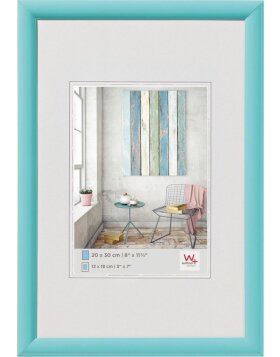 Plastic frame 20x30 cm turquoise Trendstyle