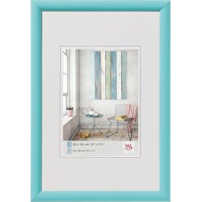 Plastic frame 20x30 cm turquoise Trendstyle