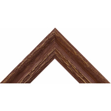Cristal antirreflejos marco de madera H740 marrón 21x30 cm