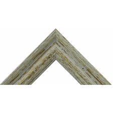 Vetro antiriflesso cornice in legno H740 grigio 30x40 cm