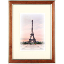 wooden frame Capital Paris 18x24 cm brown