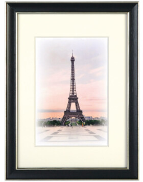 wooden frame Capital Paris 18x24 cm black
