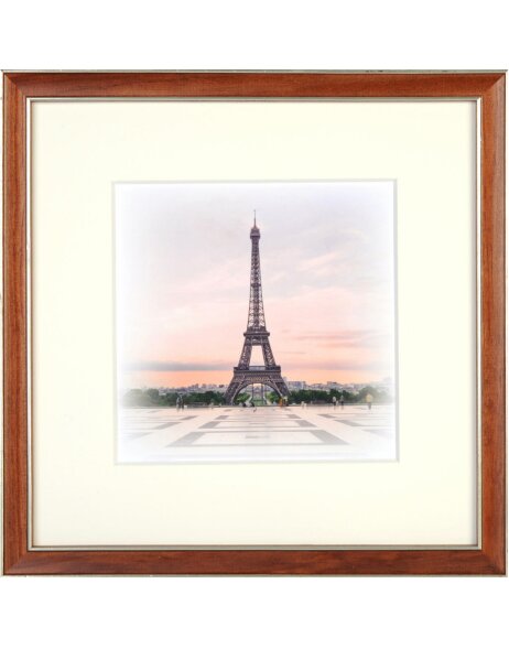 wooden frame Capital Paris 20x20 cm brown