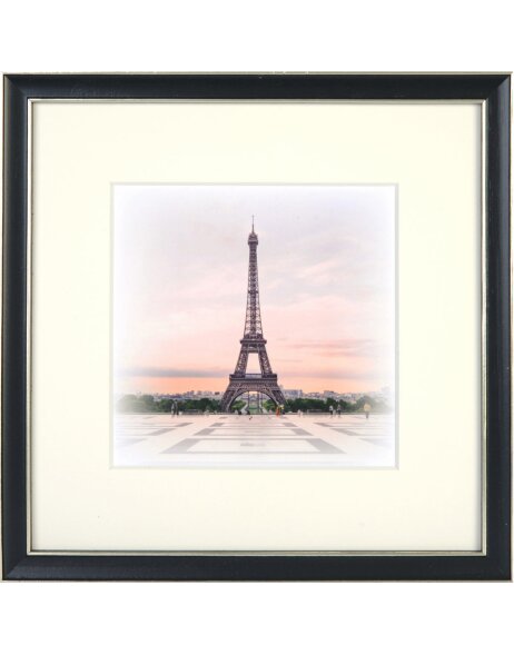 wooden frame Capital Paris 20x20 cm black