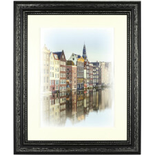 Holzrahmen Capital Amsterdam schwarz 40x50 cm