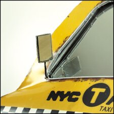 ZEP Blikken bordje ny taxi deur 60x71 cm geel