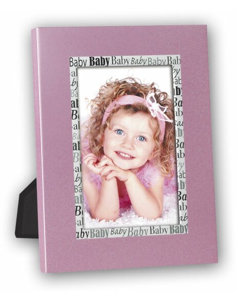 baby photo frame JERRY PINK 10x15 cm