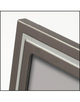 Metal frame Paros 13x18 cm gray
