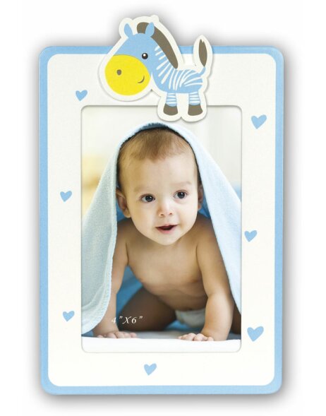 Marco beb&eacute; azul claro ALAIN 10x15 cm