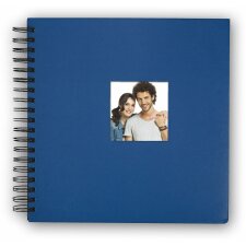 ZEP Álbum espiral azul suizo 25x25 cm 40 páginas negras