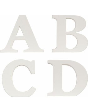 Clayre &amp; Eef letter A-Z - 8 cm MDF