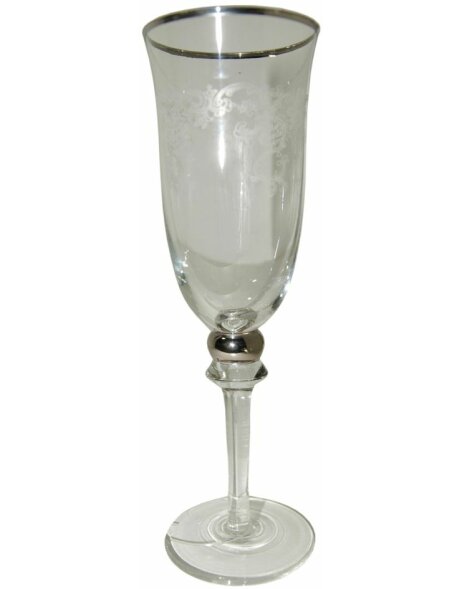 Fl&ucirc;te &agrave; champagne transparente - W4GL0040 Clayre Eef