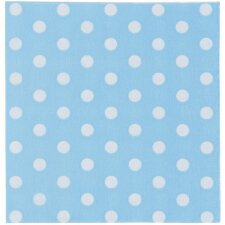 63163LBL Clayre Eef paper napkins 25x25 cm in light blue