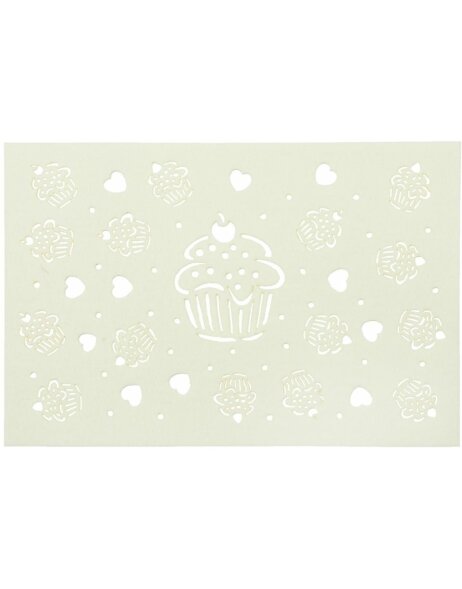 white, natural place mat - FE040.011LN Clayre Eef
