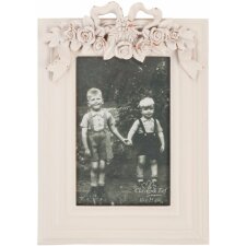 Wooden frame 2176 - white 10x15 cm