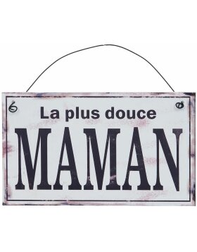 MAMAN tin-plate white - 6Y1329F Clayre Eef