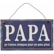 PAPA tin-plate (french) dark - 6Y1331F Clayre Eef