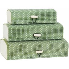 storage box, 3 pieces made of jute - 63170 Clayre Eef