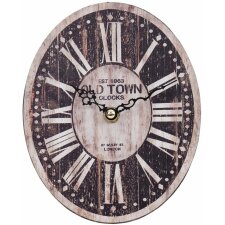 wall clock brown - 6KL0319 Clayre Eef