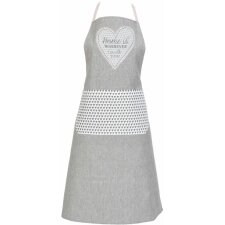 apron 70x85 cm My Lovely Home grey