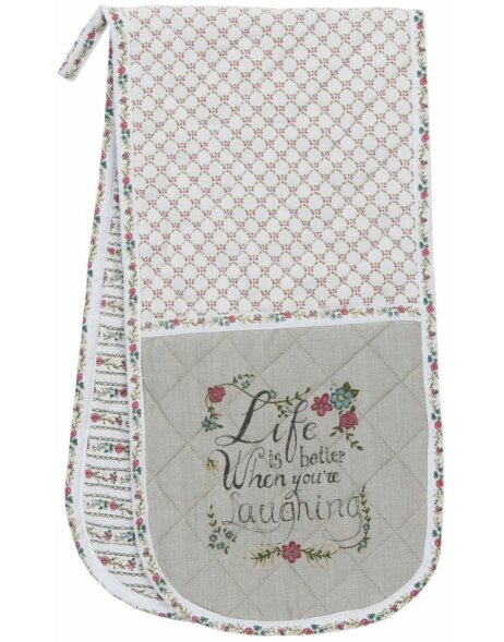 oven glove - Pretty Little Things 20x80 cm