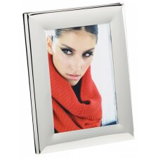 Photo frame silvered Lilou 3 formats