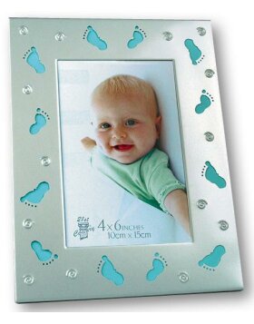 Chico and Chica Baby photo frame blue and pink