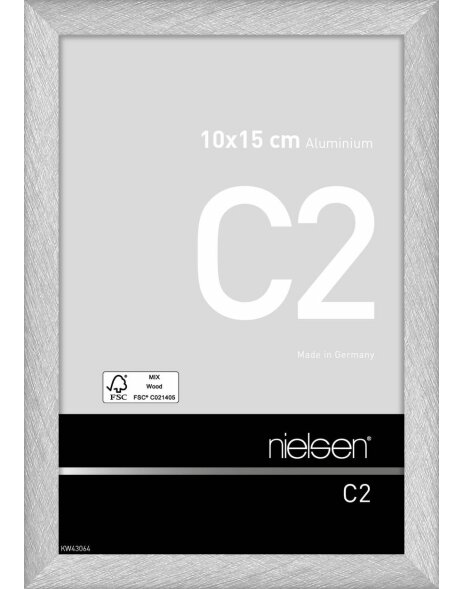 Nielsen Alurahmen C2  reflex silber 10x15 cm