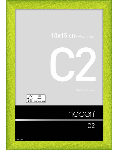 Nielsen Alurahmen C2 10x15 cm cyber gr&uuml;n