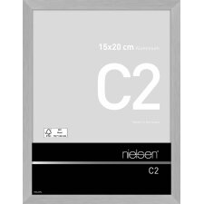 Nielsen Aluminium frame c2 15x20 cm structuur zilver mat