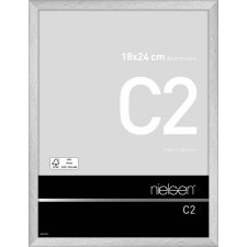 Marco de aluminio Nielsen C2 18x24 cm reflex plata