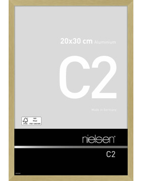 Nielsen Alurahmen C2 struktur gold matt 20x30 cm
