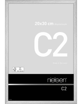 Nielse alu frame C2 Reflex Silver 20x30 cm