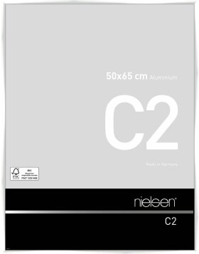 Nielsen Aluminium lijst c2 50x65 cm wit glanzend