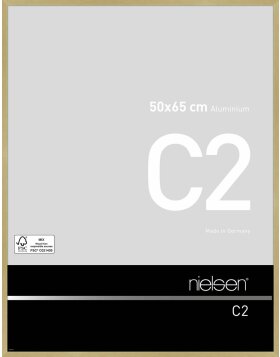 Nielse alu frame C2 Soft Frosted Gold 50x65 cm