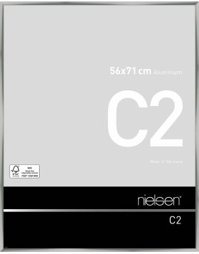 Marco de aluminio Nielsen C2 56x71 cm plata