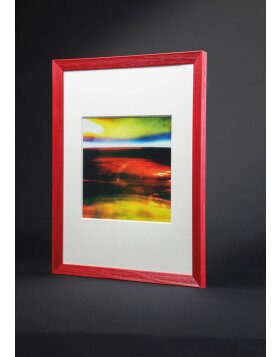wood frame Magic 13x18 cm red
