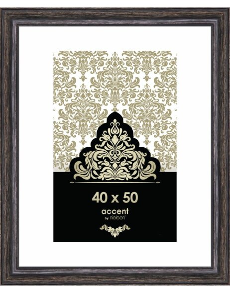 wooden frame Vintage 40x50 cm black Nielsen