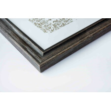 Marco de madera vintage 40x50 cm negro Nielsen