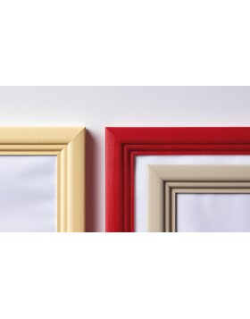 Living wooden frame 20x30 cm red