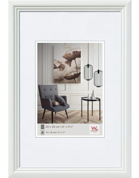Living wooden frame 30x40 cm white
