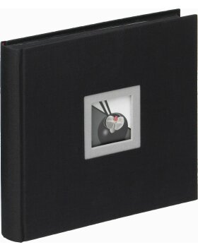 Walther Fotoalbum Black White 26x25 cm und 30x30 cm 50 schwarze Seiten