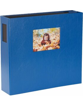 HNFD XL Album fotografico 1000 foto Lona 34,5x33 cm 168 pagine nere