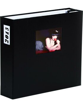 HNFD Álbum de Fotos XL LONA 168 páginas blancas 1000 fotos 34,5x33 cm