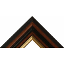 Rama drewniana H015 antyczna 30x45 cm szkło akrylowe